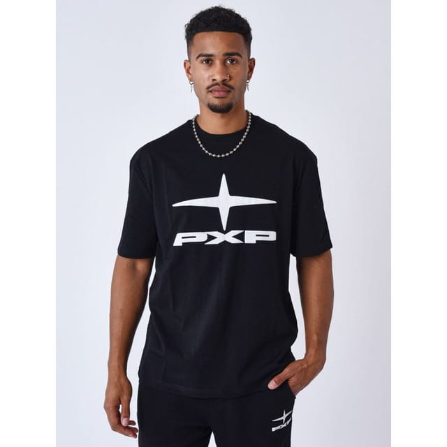 Project X Paris Project X Paris Men's T-Shirt Polaris Essentials in Black - 3
