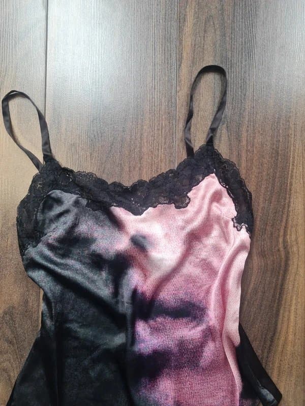Collusion Collusion satin cami lace trim cami top 6 new