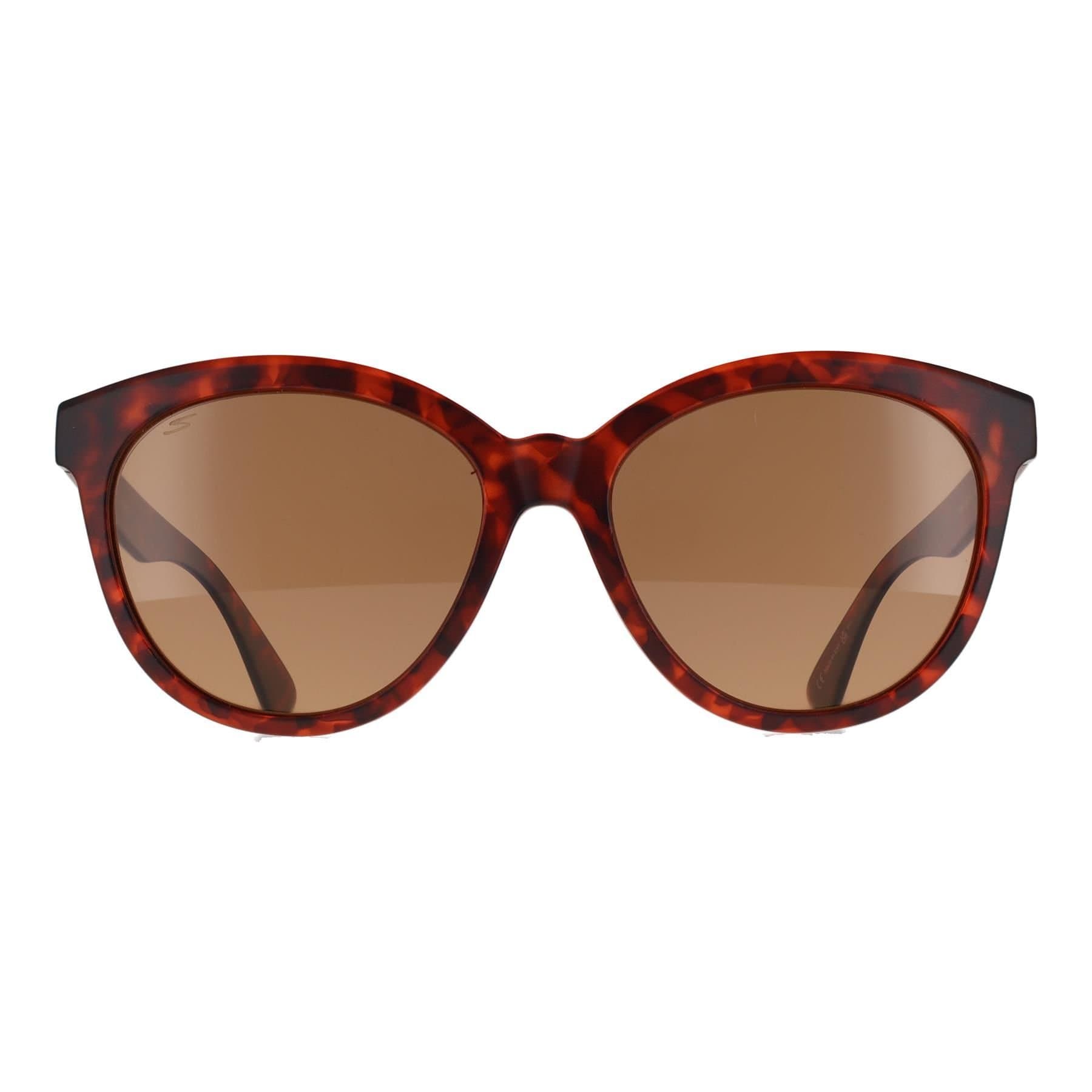 Serengeti Serengeti Women's Cat Eye Matte Classic Tortoise Saturn Polarized Drivers Endee in Brown
