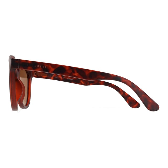 Serengeti Serengeti Women's Cat Eye Matte Classic Tortoise Saturn Polarized Drivers Endee in Brown - 3