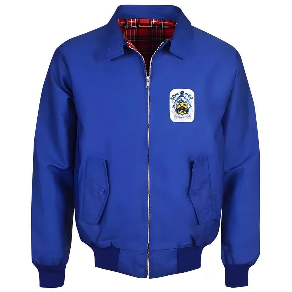 Huddersfield Huddersfield Men's Mens Royal Harrington Jacket in Blue