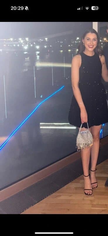ASOS Black sequin mini dress