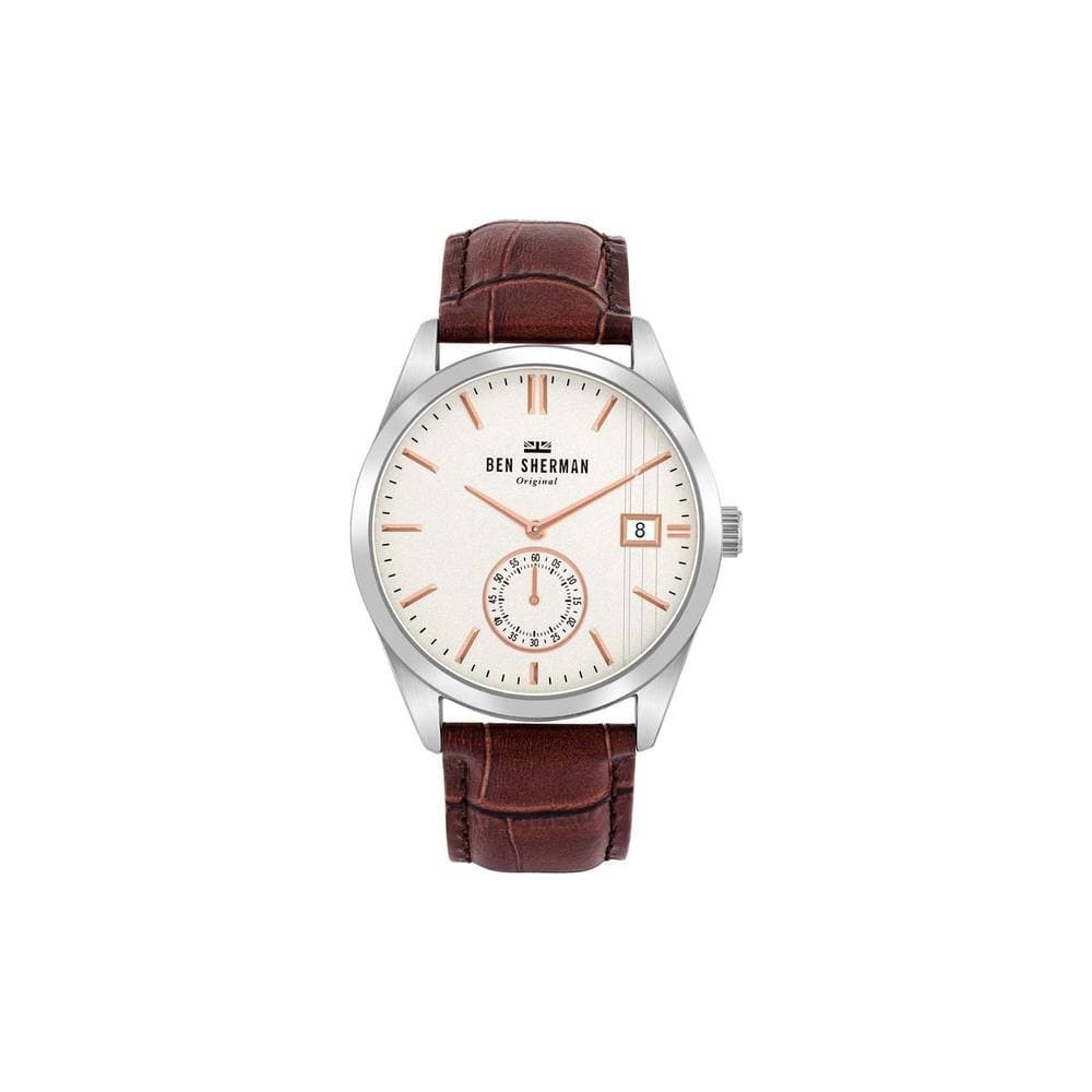 Ben Sherman Ben Sherman Men's WB039T Spitalfields 43mm Quartz Watch in Brown