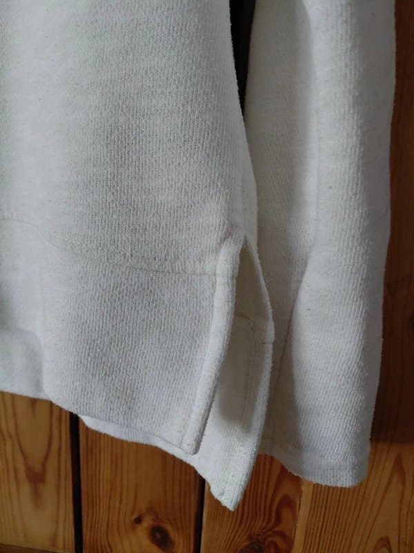 New Look New Look White Lace Trim Sweatshirt Size 14