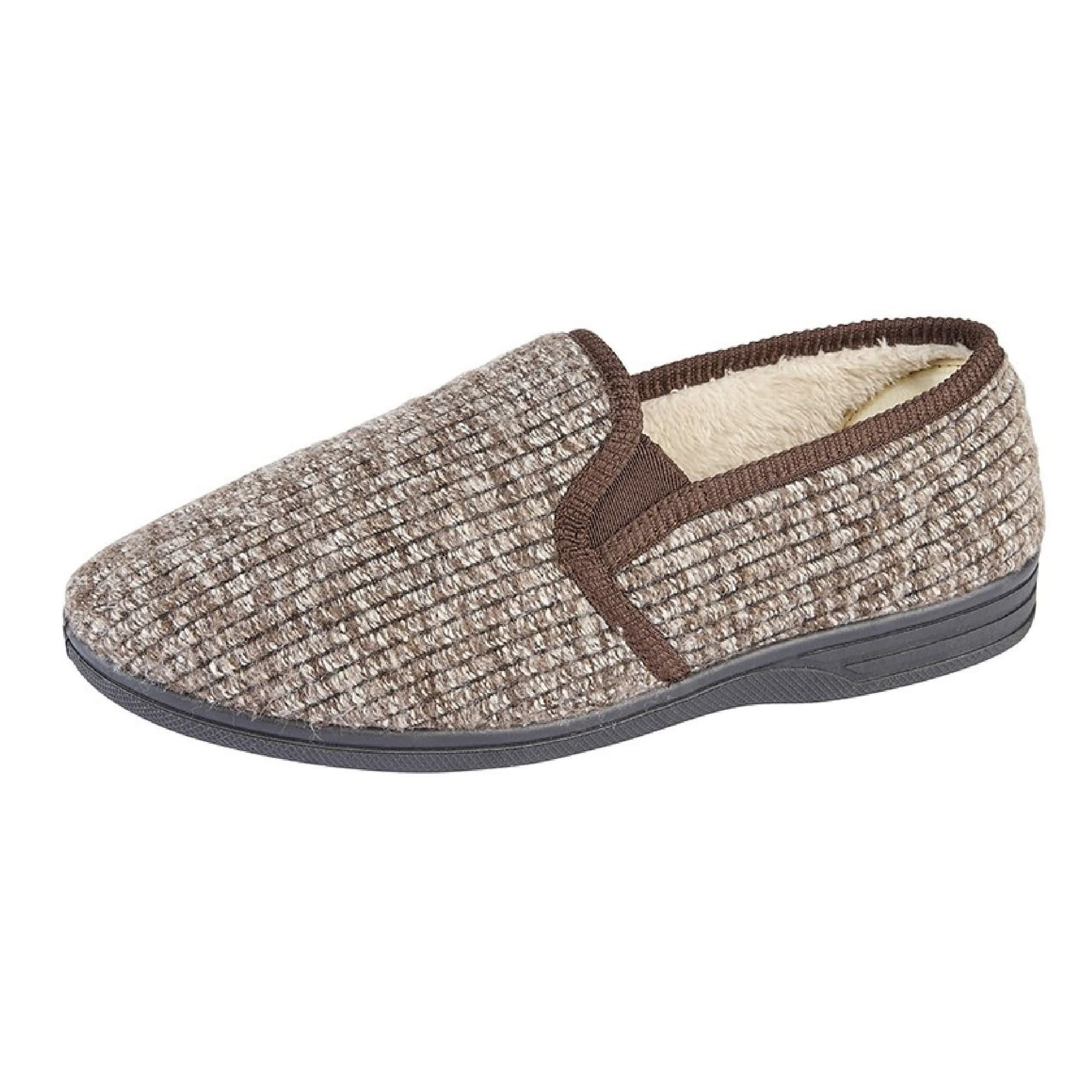 Zedzzz Zedzzz Men's Keith Fluffy Classic Slippers in Brown