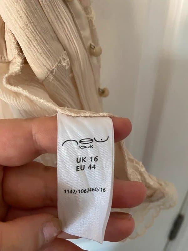 New Look Vintage New Look sheer lace blouse