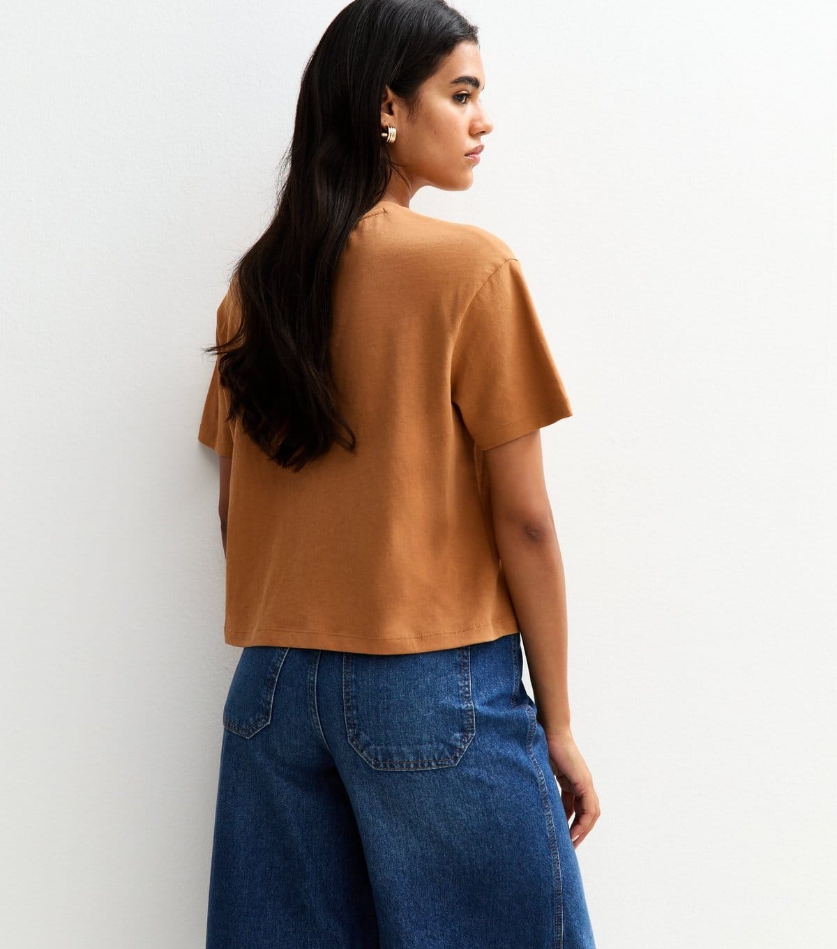 New Look Women's Dark Yellow Boxy Fit T-Shirt New Look - 4
