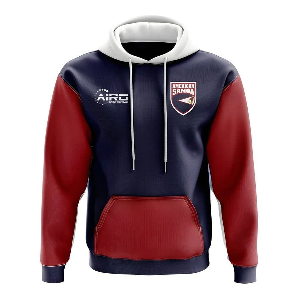 American Samoa American Samoa Men's Mens Concept Country Football Hoody in Navy