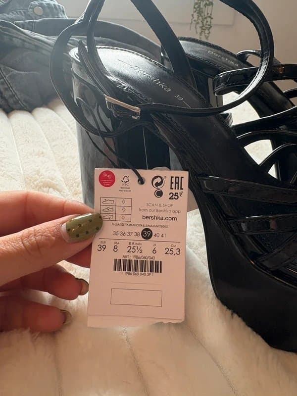 Bershka Black heels