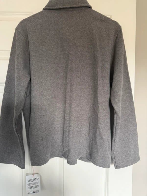 ASOS Design ASOS Design Supersoft Rugby Oversized Top Grey in Size Small