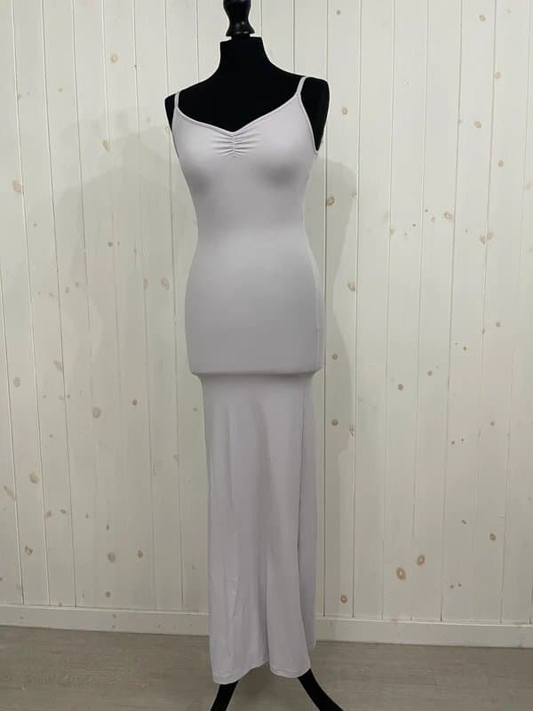 My Mum Made It My mum made it lilac bodycon gather stretch maxi dress