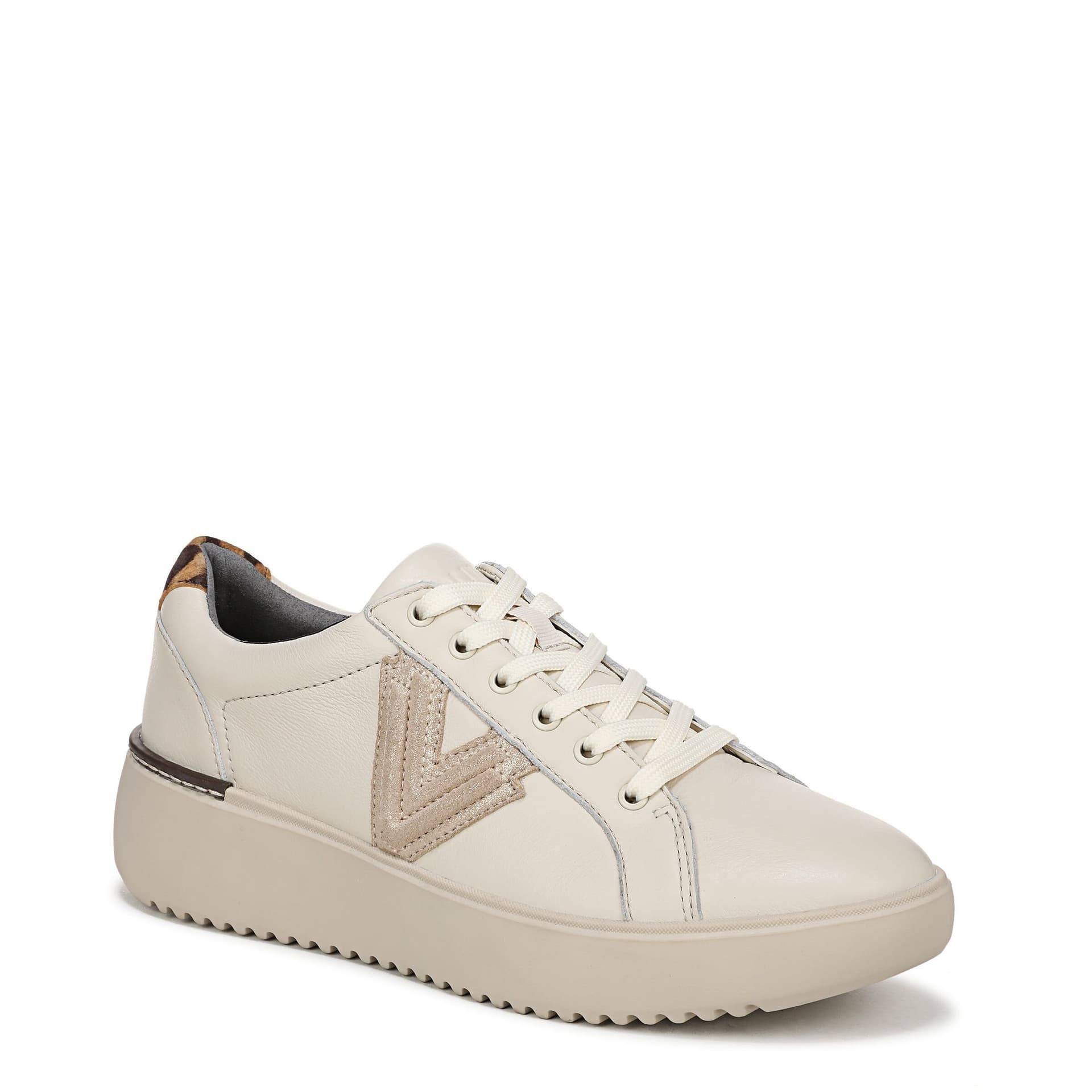 Vionic Vionic Women's Kearny 2.0 Lace-Up Trainers In Cream