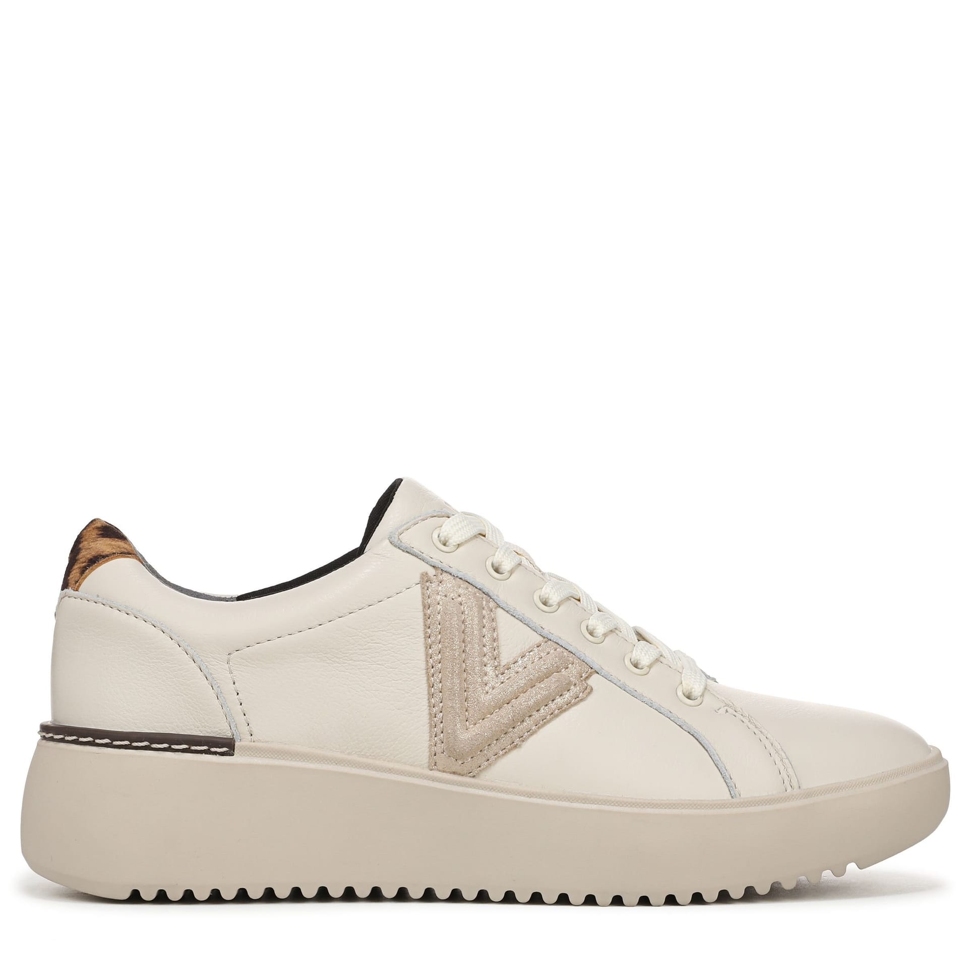 Vionic Vionic Women's Kearny 2.0 Lace up Trainers in Cream - 4