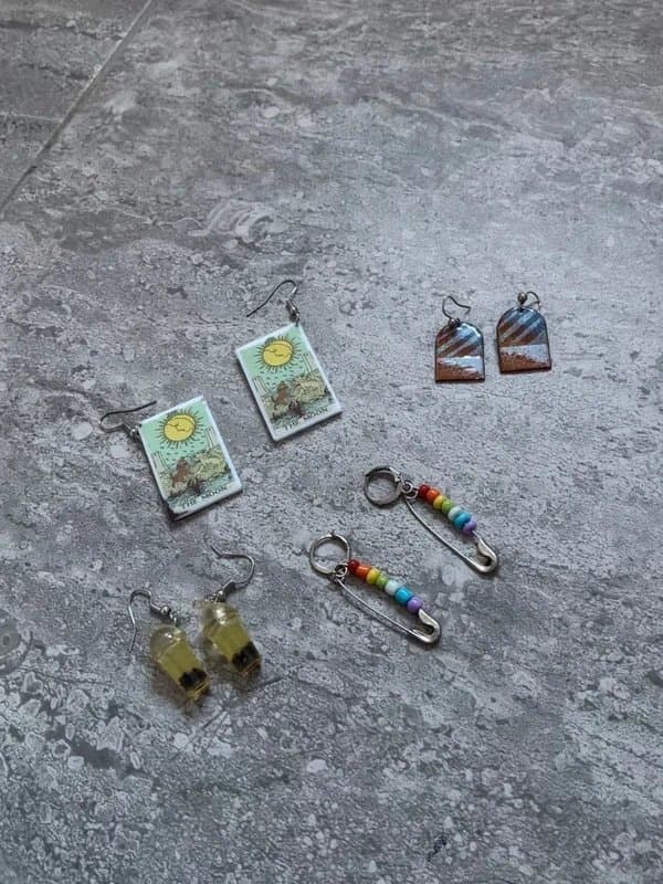 unbranded Selection bundle bohemian boho earrings tarot cards beaded ear rings job lot