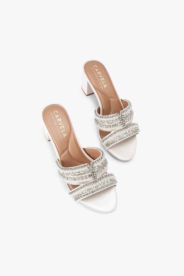 Carvela Carvela Women's 'Pageant Block' Sandals in White - 2