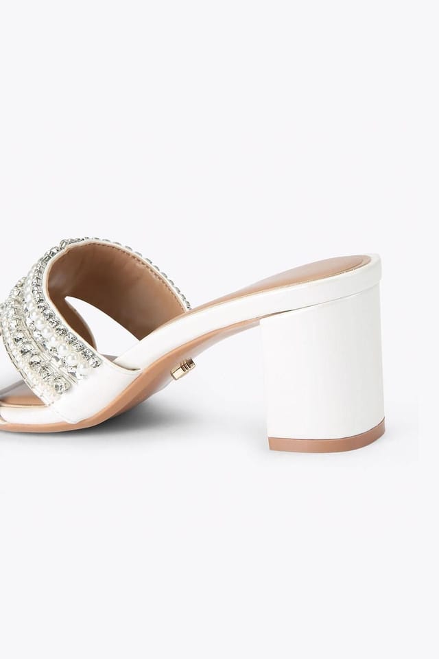 Carvela Carvela Women's 'Pageant Block' Sandals in White - 3