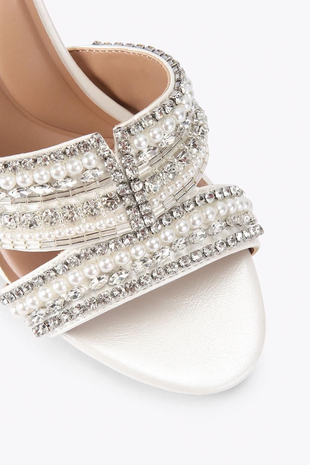 Carvela Carvela Women's 'Pageant Block' Sandals in White - 4