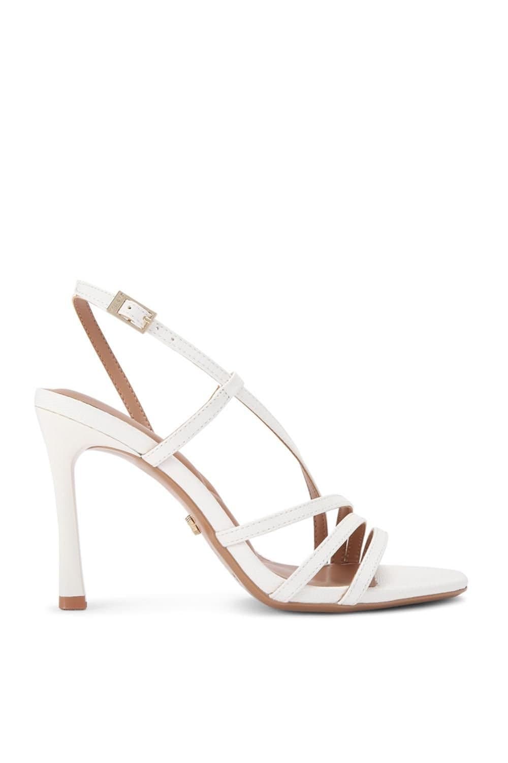 Carvela Carvela White Paparazza Heel Sandals