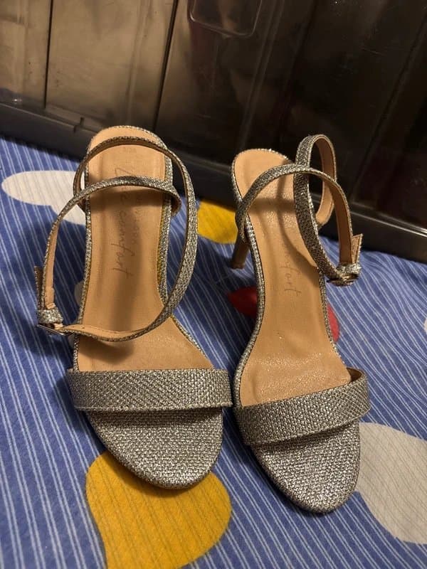 New Look New look silver heels size 3