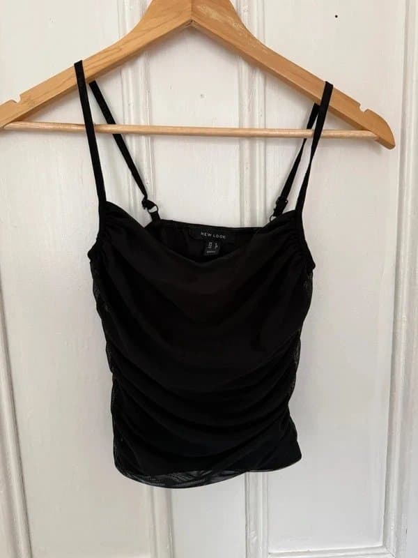 New Look Ruched crop top