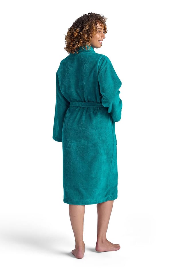 Christy CHRISTY Women's 'Supersoft Cosy' Microvelour Bath Robe in Light Blue - 2