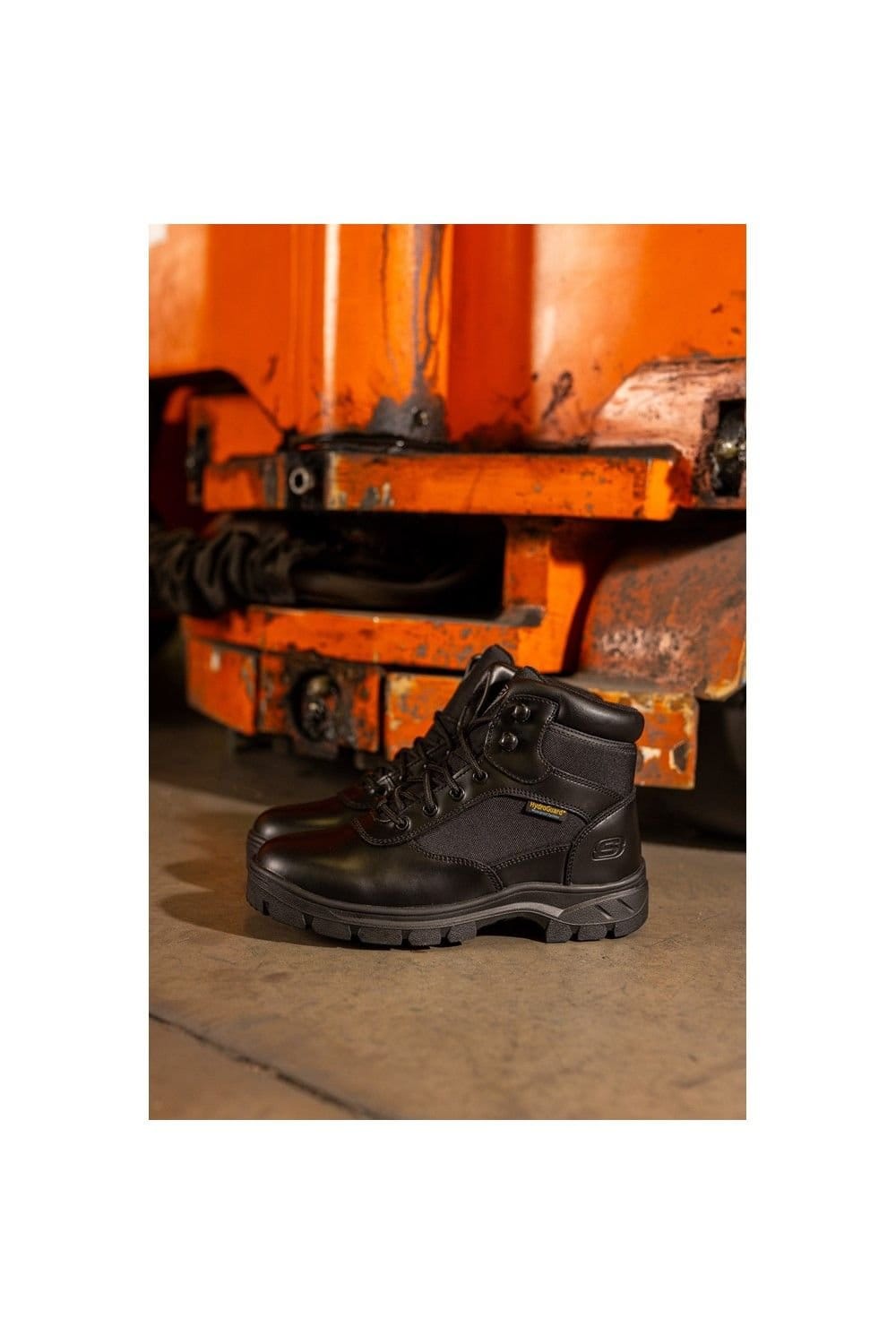 Skechers Skechers Men's Wascana Benen Waterproof Tactical Boot in Black - 4