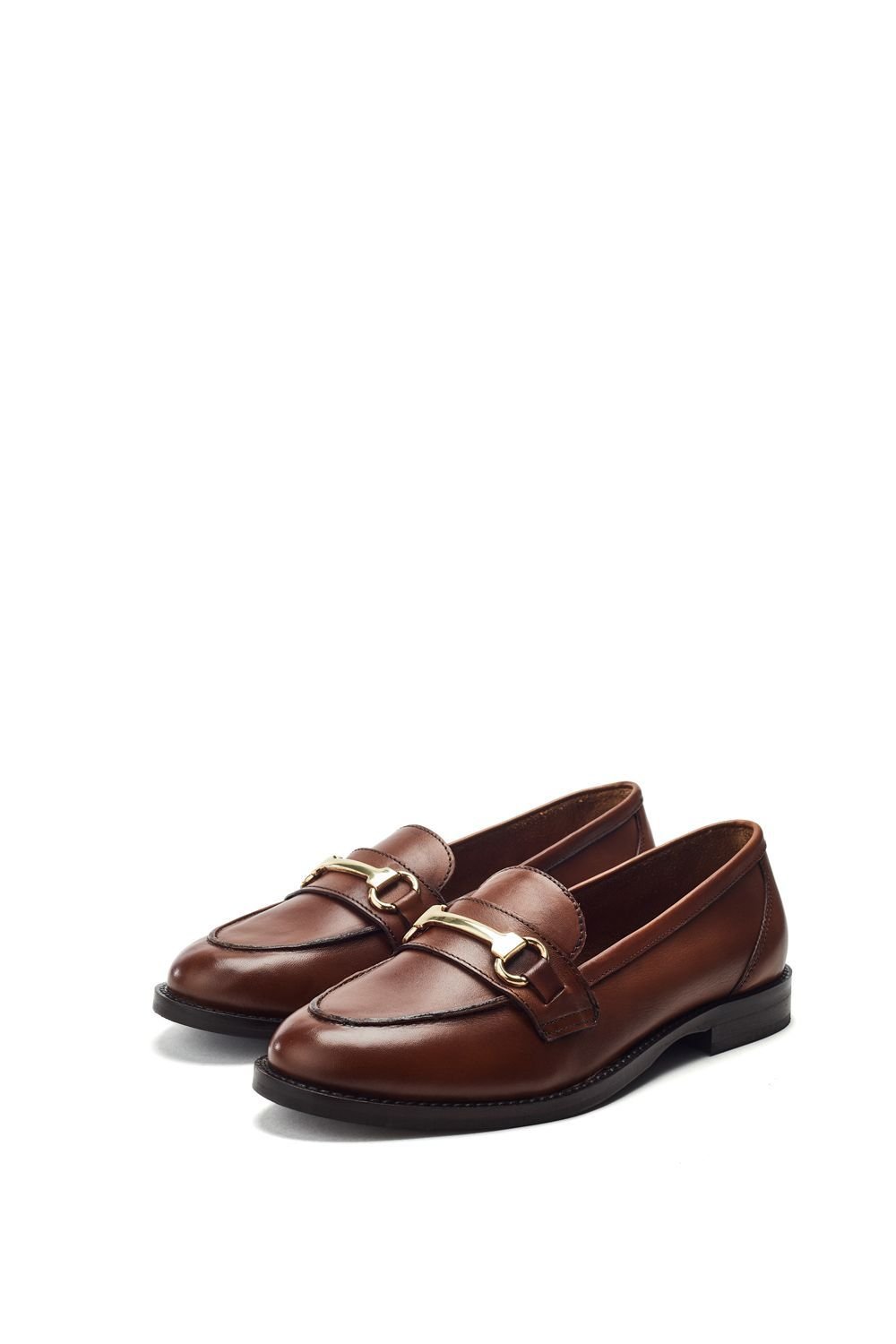 Moda In Pelle Moda In Pelle Women's 'Elarra' Leather Loafers in Tan - 2