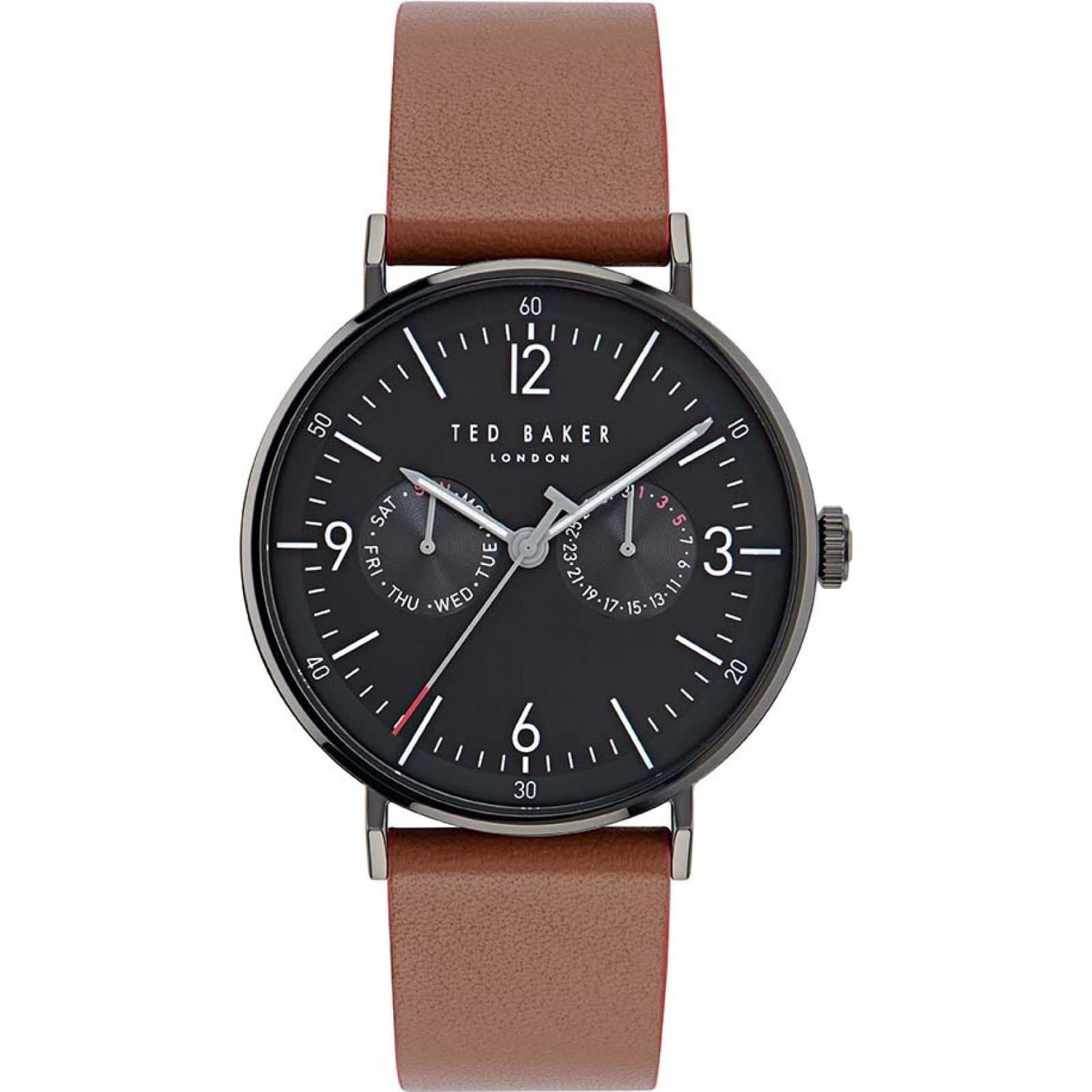 Ted Baker Ted Baker Men's BKPPGF402 Timeless 41mm Quartz Watch in Brown