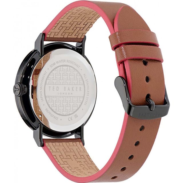 Ted Baker Ted Baker Men's BKPPGF402 Timeless 41mm Quartz Watch in Brown - 2