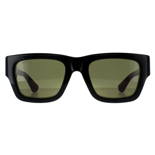 Gucci Gucci Men's Square Black with Green & Red Green GG1668S - 2
