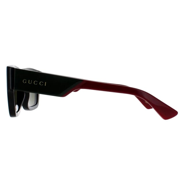 Gucci Gucci Men's Square Black with Green & Red Green GG1668S - 3