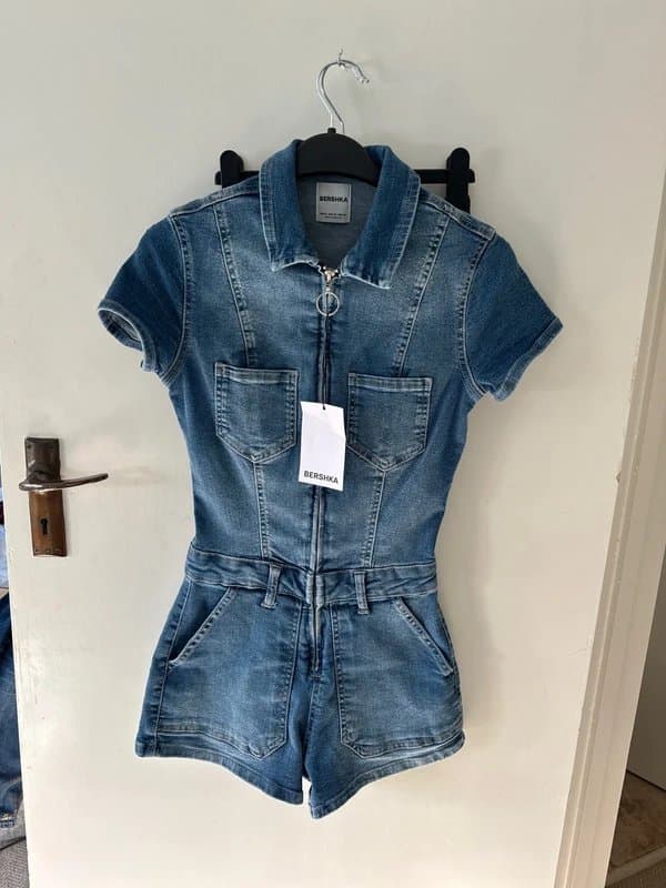 Bershka Bershka denim jumpsuit