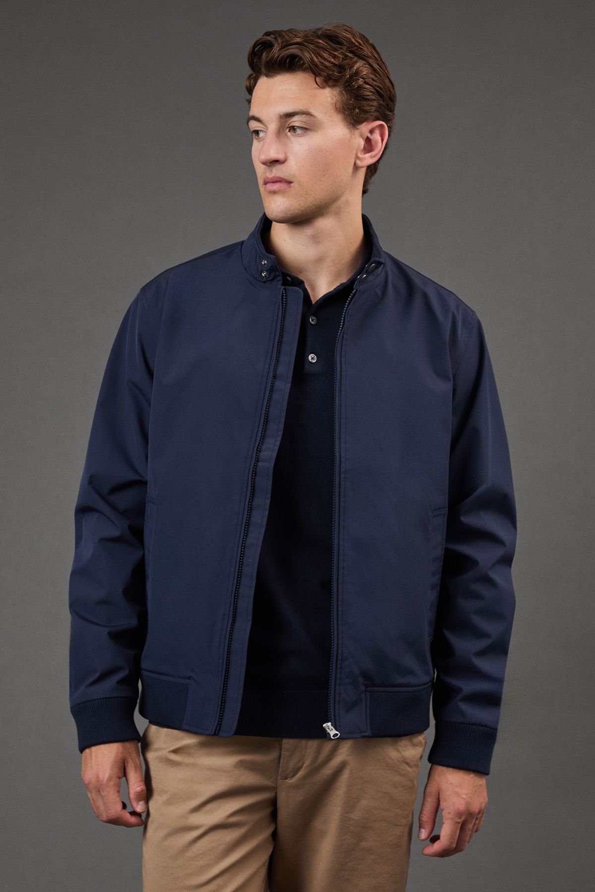 Burton Burton Men's Classic Harrington Jacket in Navy - 2