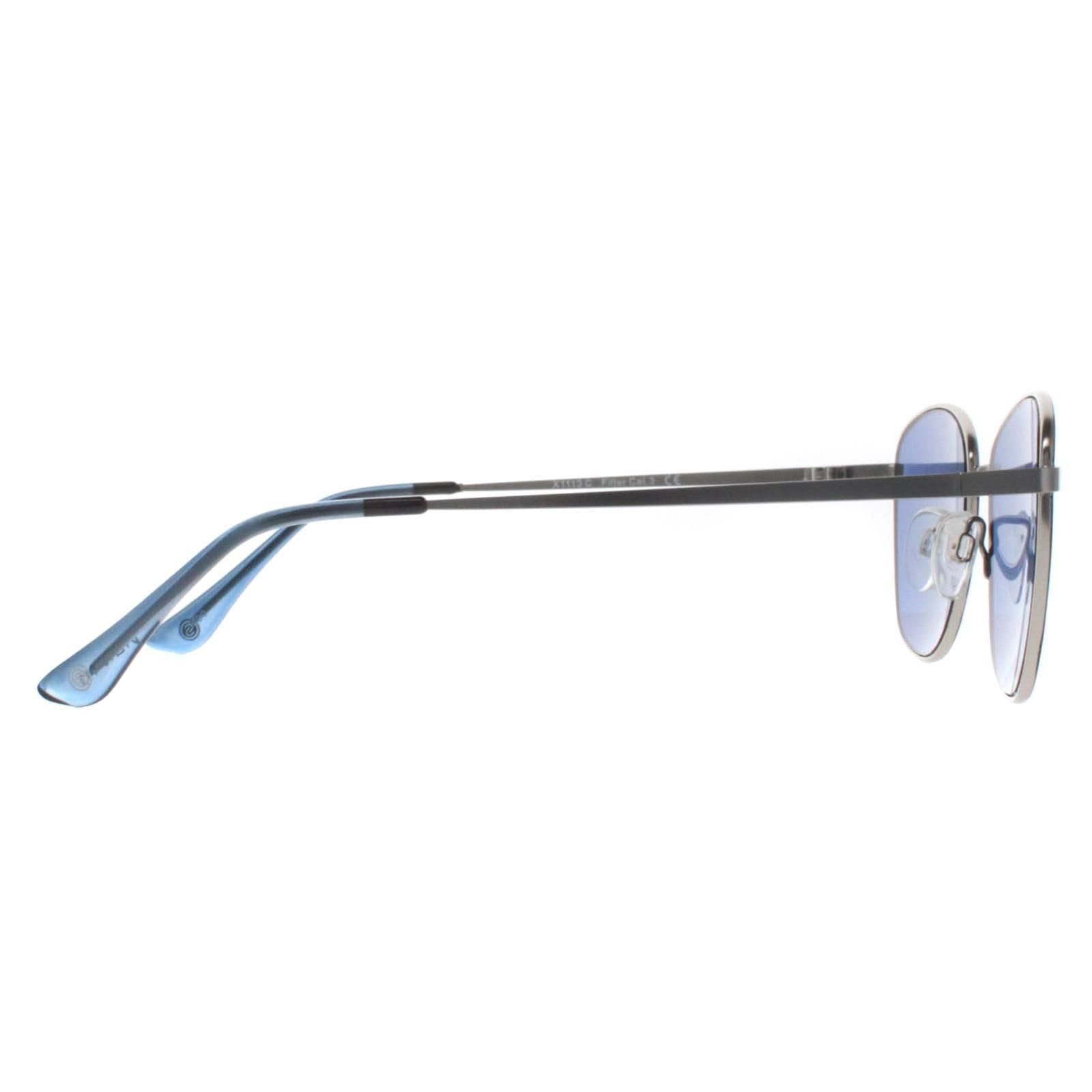 SMARTY SMARTY Men's Square Blue Matte Silver Blue X1113 - 4