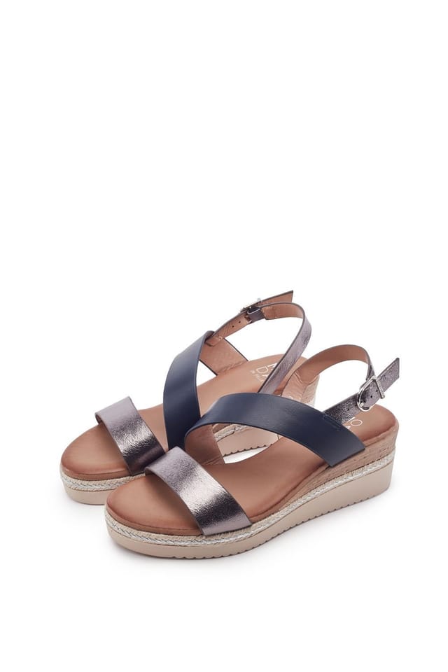 Moda In Pelle Moda In Pelle Women's 'Joani' Porvair Wedges in Blue - 2