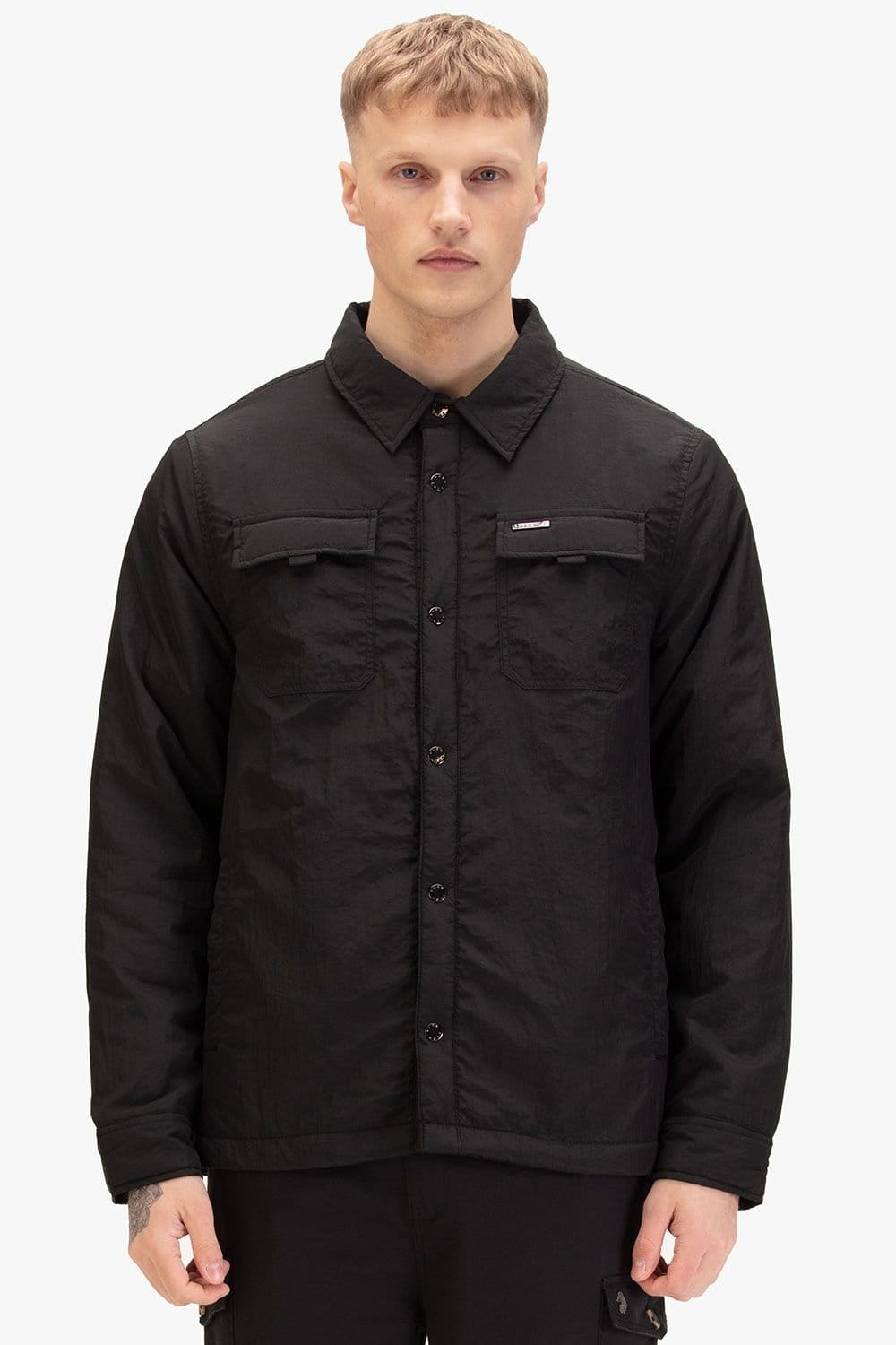Luke 1977 Men's Ugo Collared Jacket in Black