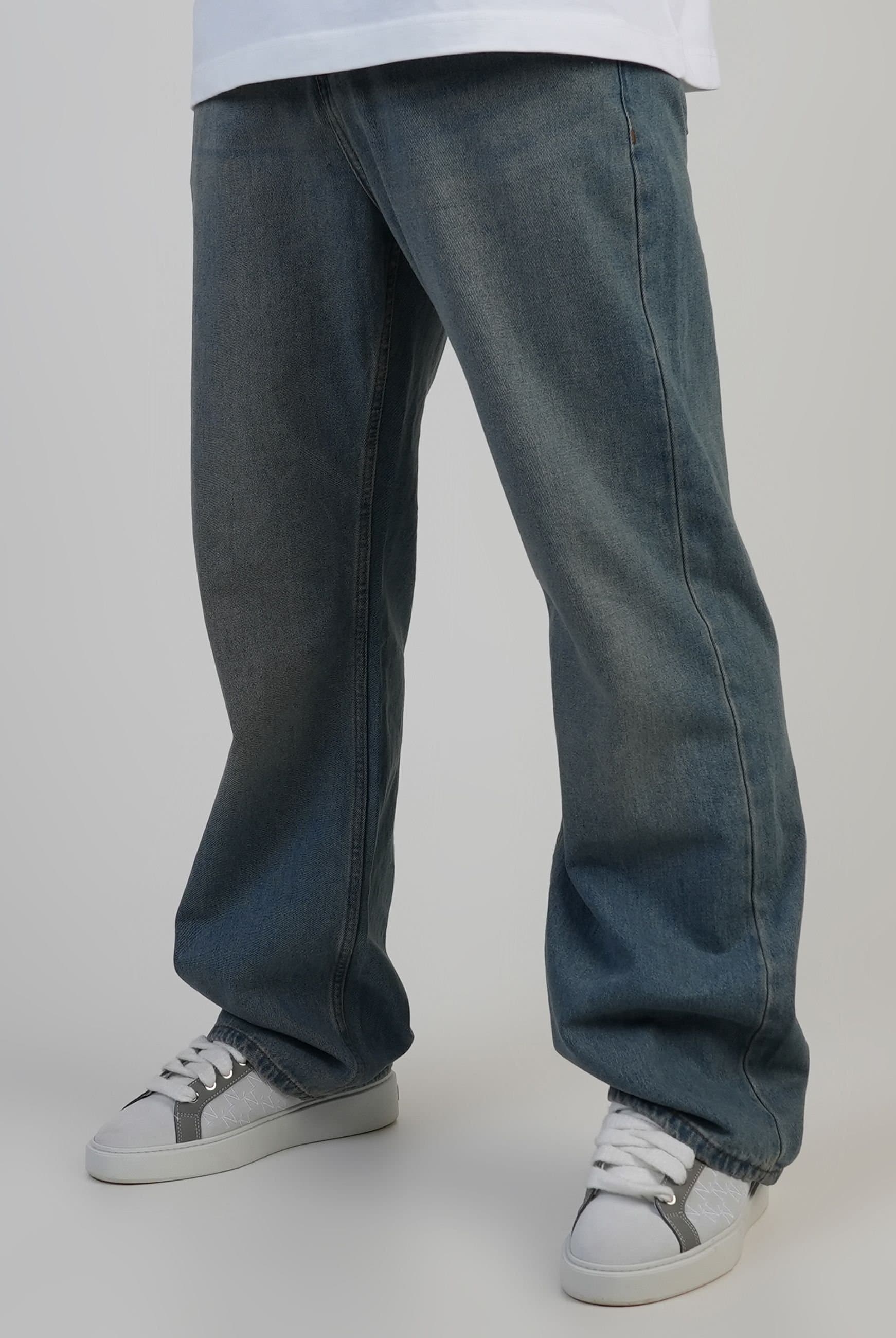 SikSilk SikSilk Men's Loose Fit Jeans in Blue