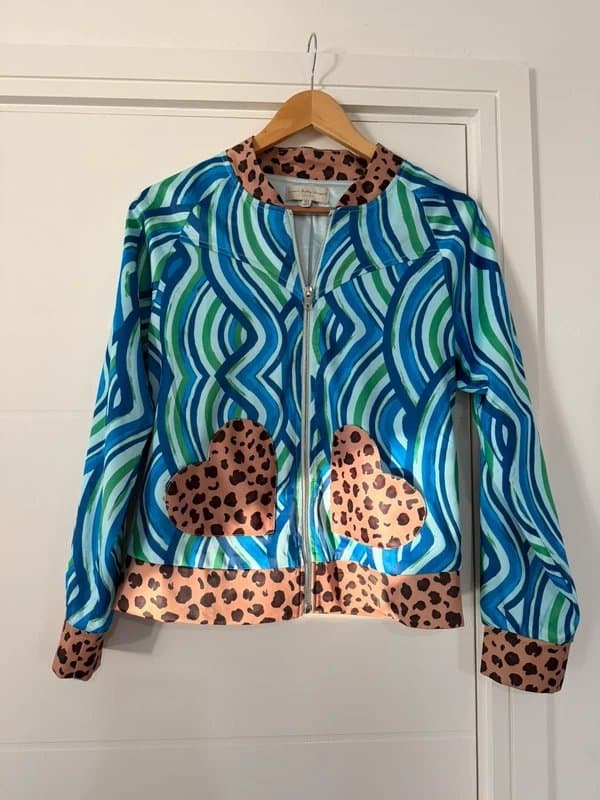 Never Fully Dressed Never Fully Dressed satin bomber jacket