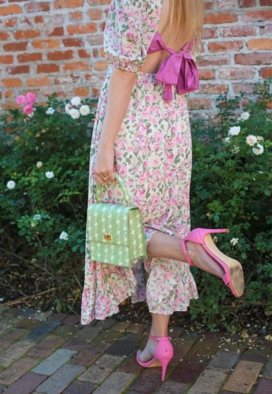 Sister Jane Sister Jane Forest Fauna Floral Print Crepe Midi Dress – Size L – BNWT