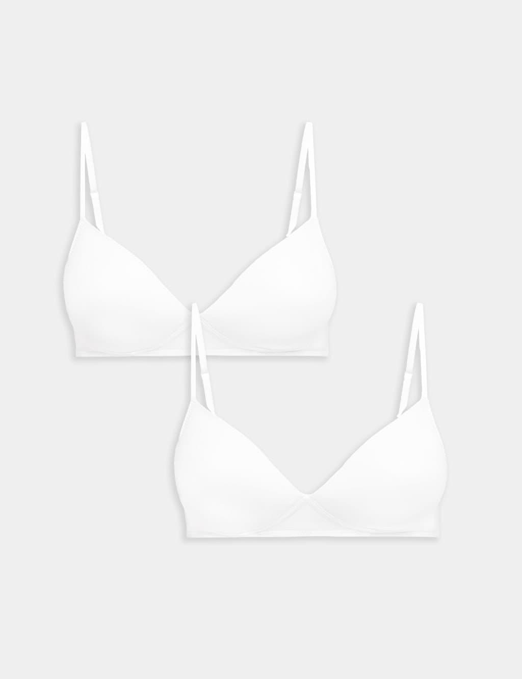Marks & Spencer M&S 2 Pack Non Wired First Bra White