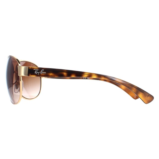Ray-Ban Ray-Ban Men's Aviator Gold Brown Gradient Sunglasses - 3