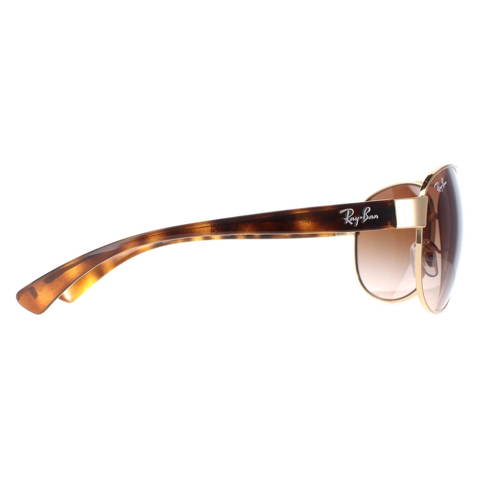 Ray-Ban Ray-Ban Men's Aviator Gold Brown Gradient Sunglasses - 4
