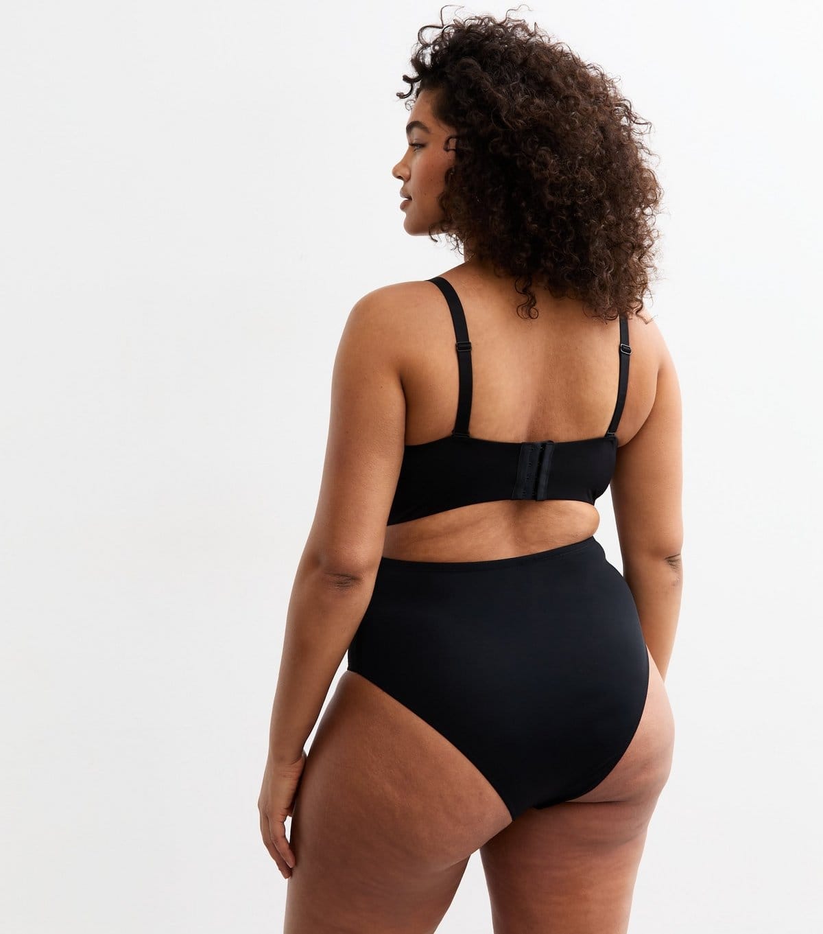 New Look Women's Plus Size Black Smooth Multiway Padded Bra Curves New Look - 4