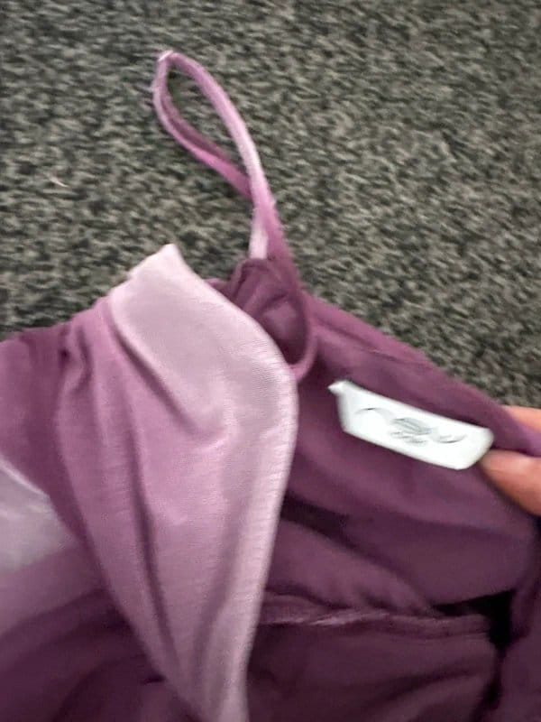 New Look Purple Fairycore Mesh Top