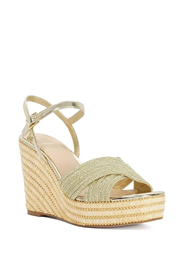 Dune London Dune London Women's 'Kava' Wedges in Metallics - 2