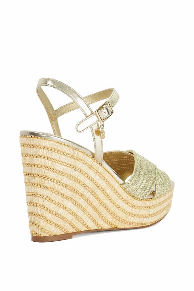Dune London Dune London Women's 'Kava' Wedges in Metallics - 3