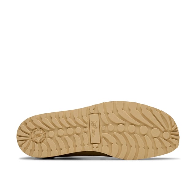 Clarks Clarks Men's Walla Scout Lo Dark Sand Suede Wallabee in Beige - 3