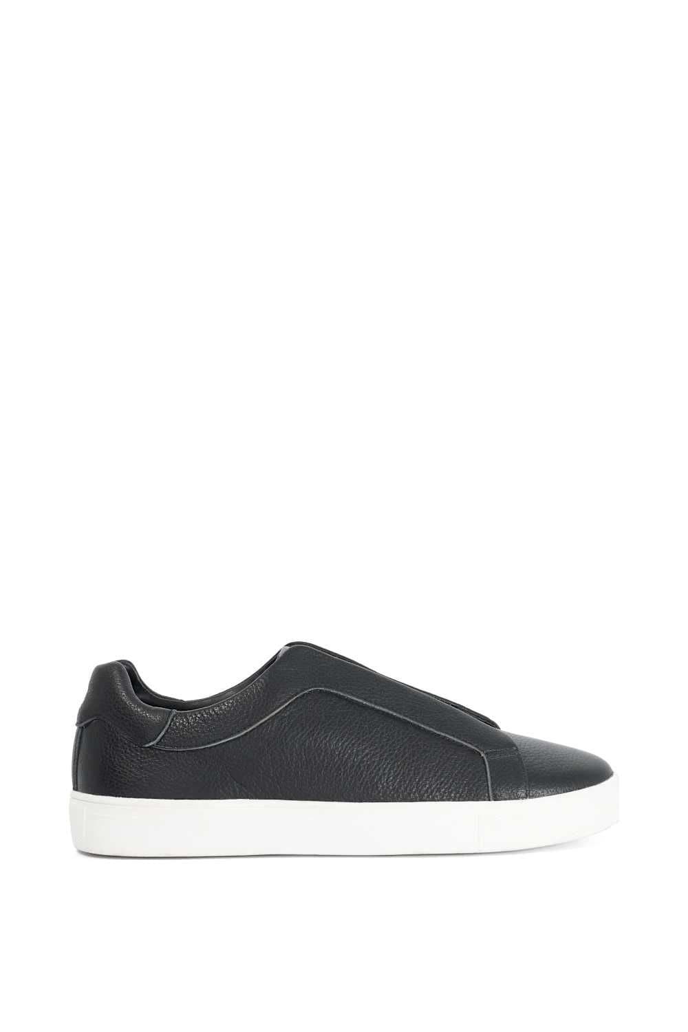 Dune London Dune London Men's 'Tylers' Leather Trainers in Black
