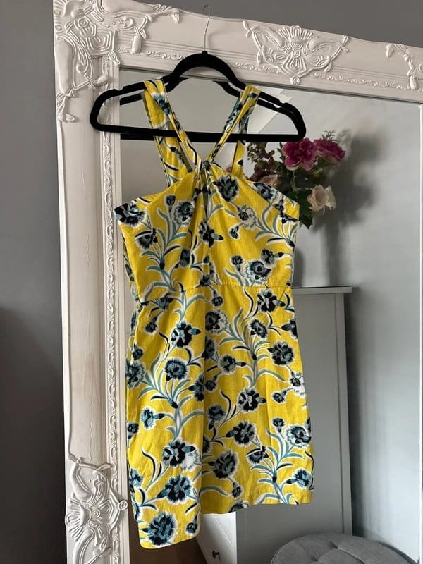 Topshop Topshop Halterneck Floral Dress - 1