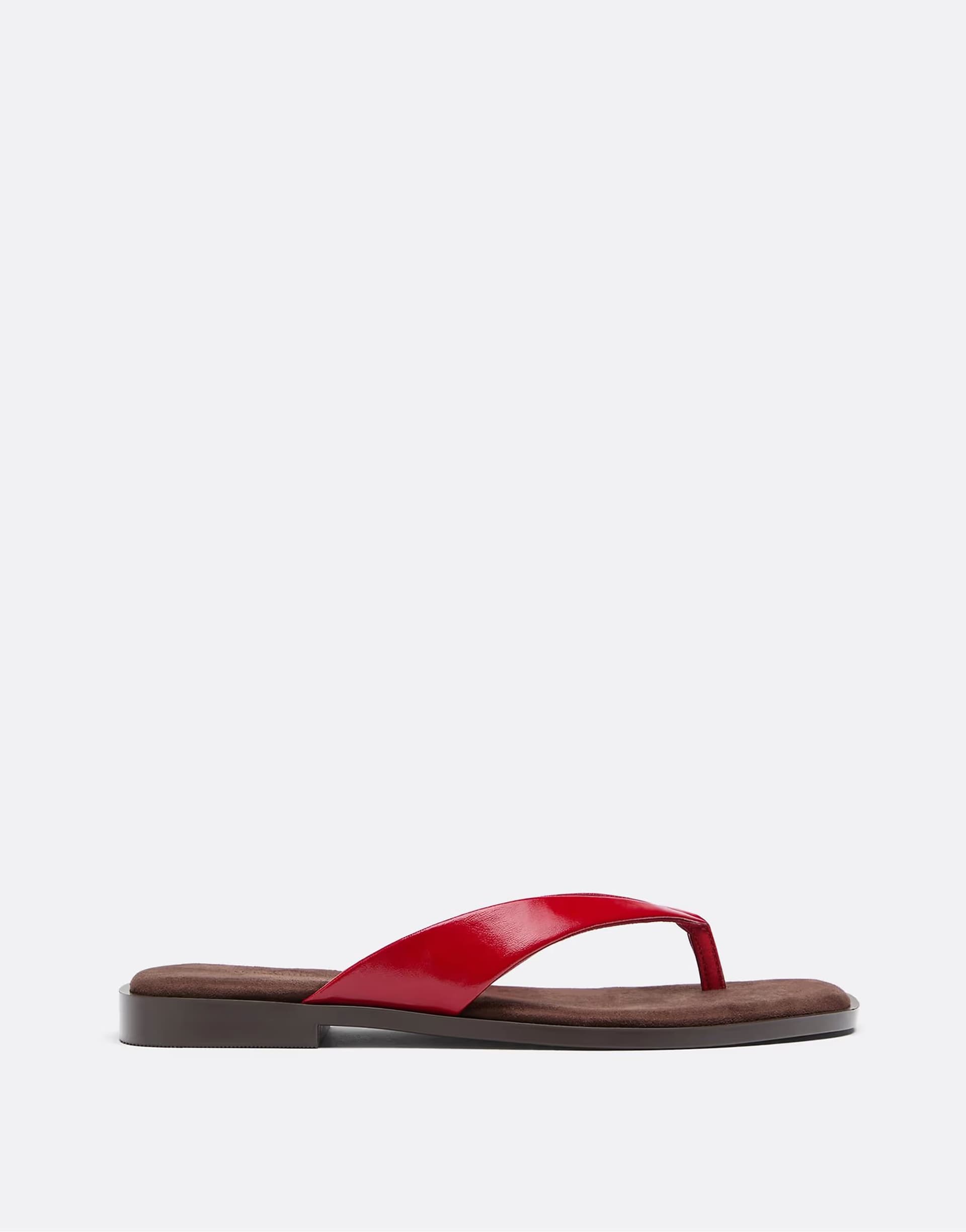 ASOS Stradivarius Flat thong sandals in combined